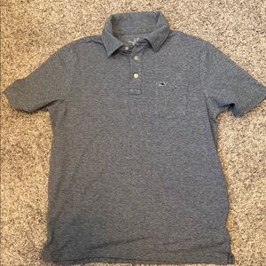 Vineyard Vines Heathered Gray Polo Shirt